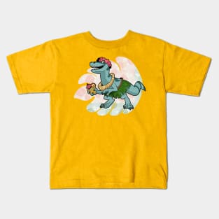 Pickles Goes Hawaiian (with leaf) Kids T-Shirt